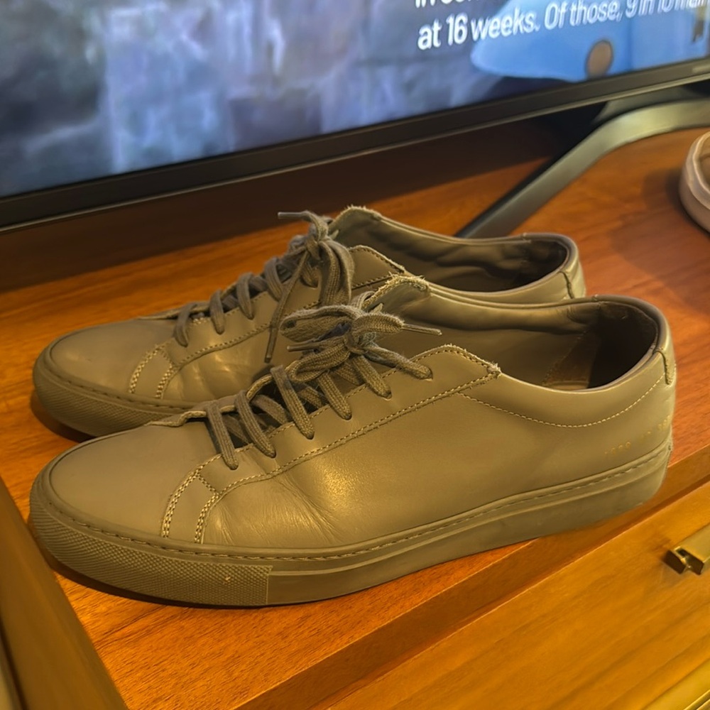 Common projects Achilles size 42 color grey leather